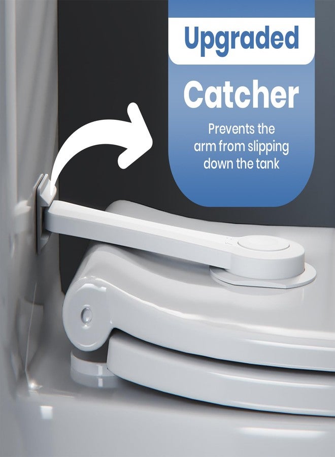 ZypplyPro Baby Proofing Toilet Seat Locks (2-Pack) – Ideal Baby Proof Toilet Lid Locks - Easy Installation Toilet Locks Set - No Tools Required - Image 5